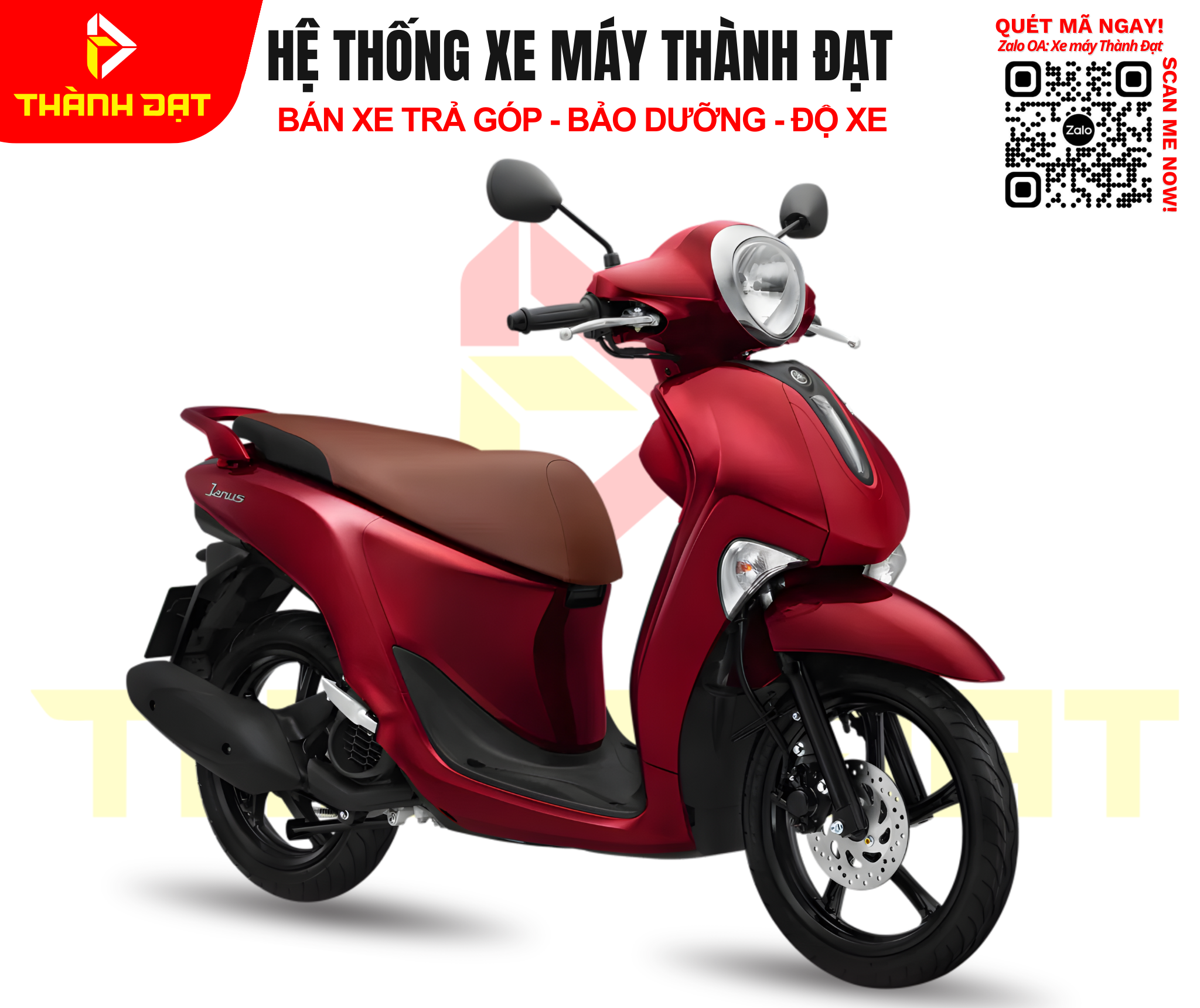 TVS Dazz 110 trắng hồng